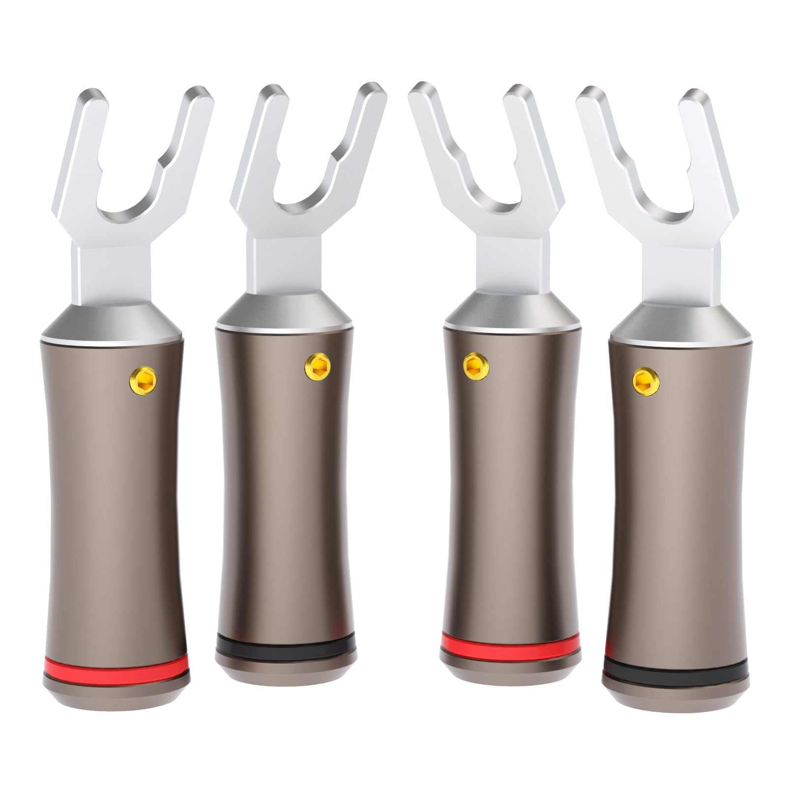 Monosaudio S911Ag - Connettori HiFi Y Spina Argento Puro