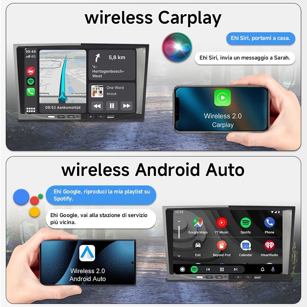 Autoradio Android 14 4+64GB per Opel Corsa D Astra Zafira - immagine 4