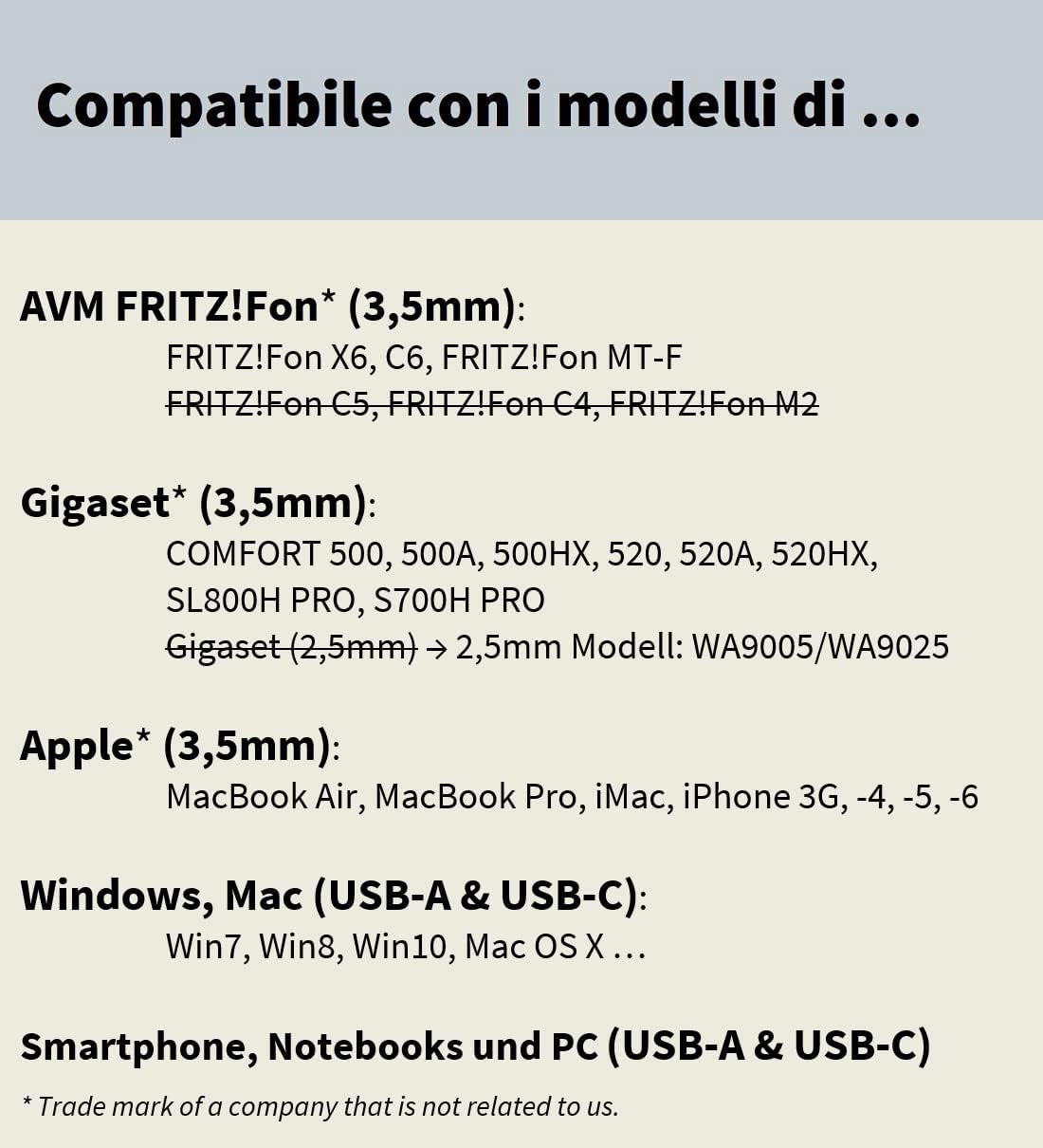 Cuffie Telefoniche USB-A, USB-C e Jack 3.5mm - immagine 5