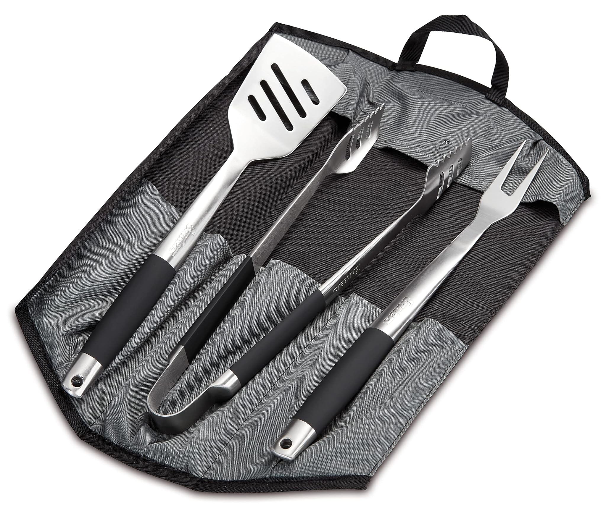 Enders Set Utensili BBQ 3 in 1 - Spatola, Pinze, Forchettone