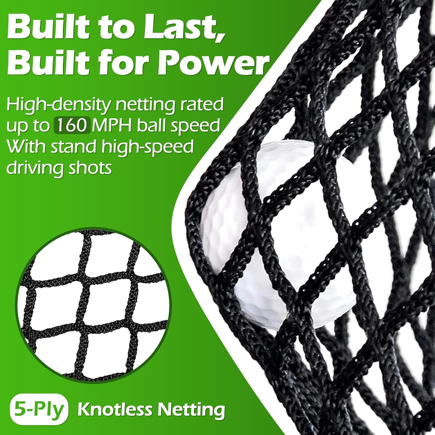 Rete da Golf Personale 10x7m per Interni/Esterni - immagine 3