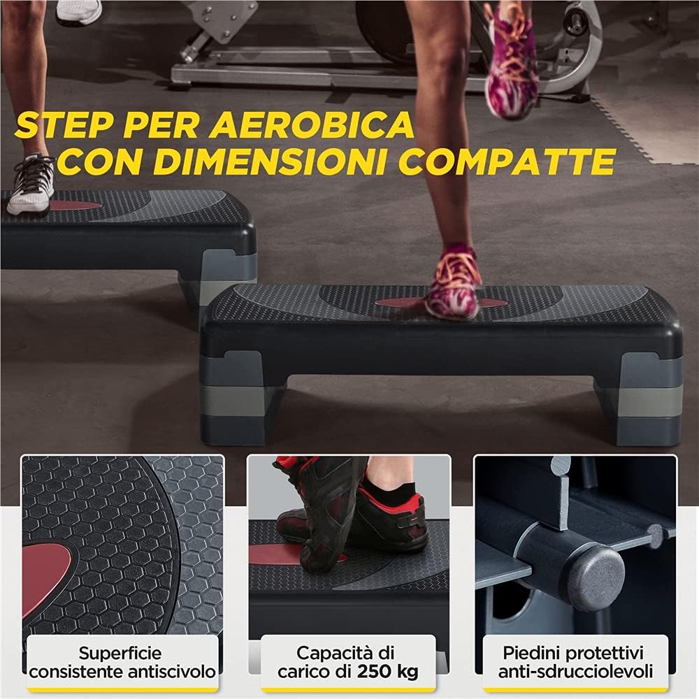 Yaheetech Step da Aerobica Regolabile 3 Altezze - immagine 3