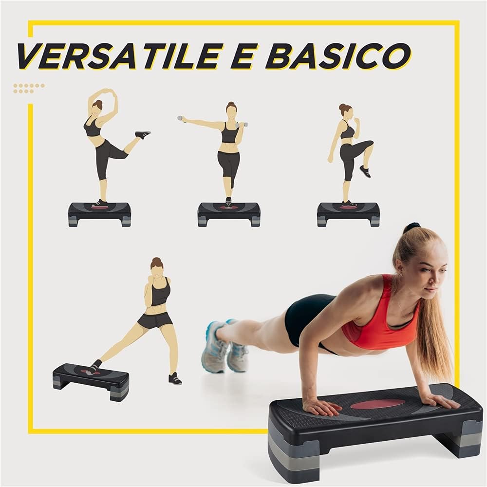 Yaheetech Step da Aerobica Regolabile 3 Altezze - immagine 5