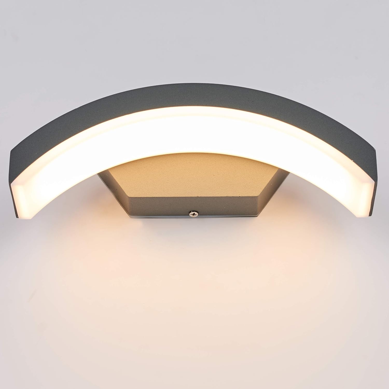 Spot da Parete a LED 24W per Esterni, Grigio - immagine 2