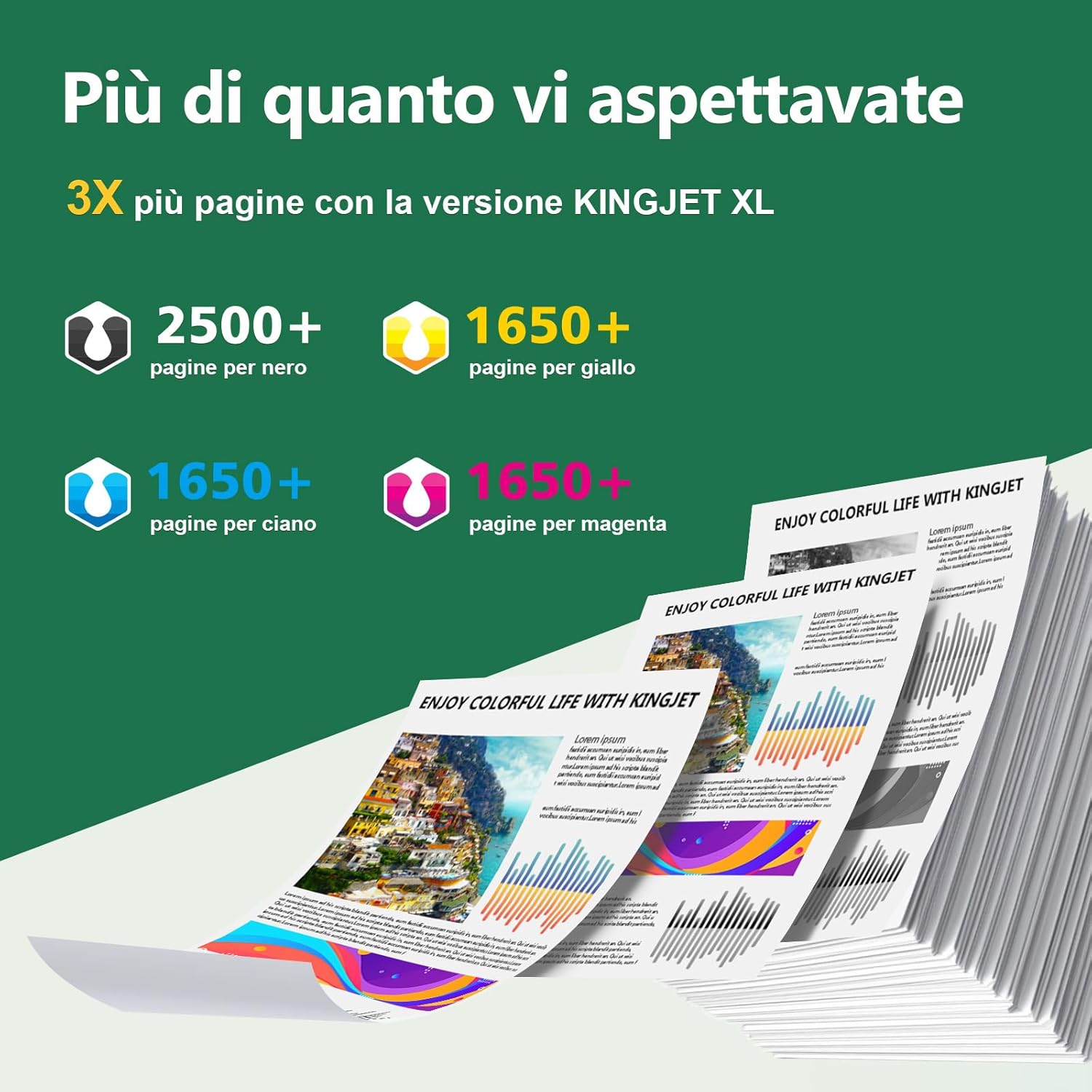 Kingjet 937 Cartucce Multipack con Chip - immagine 3