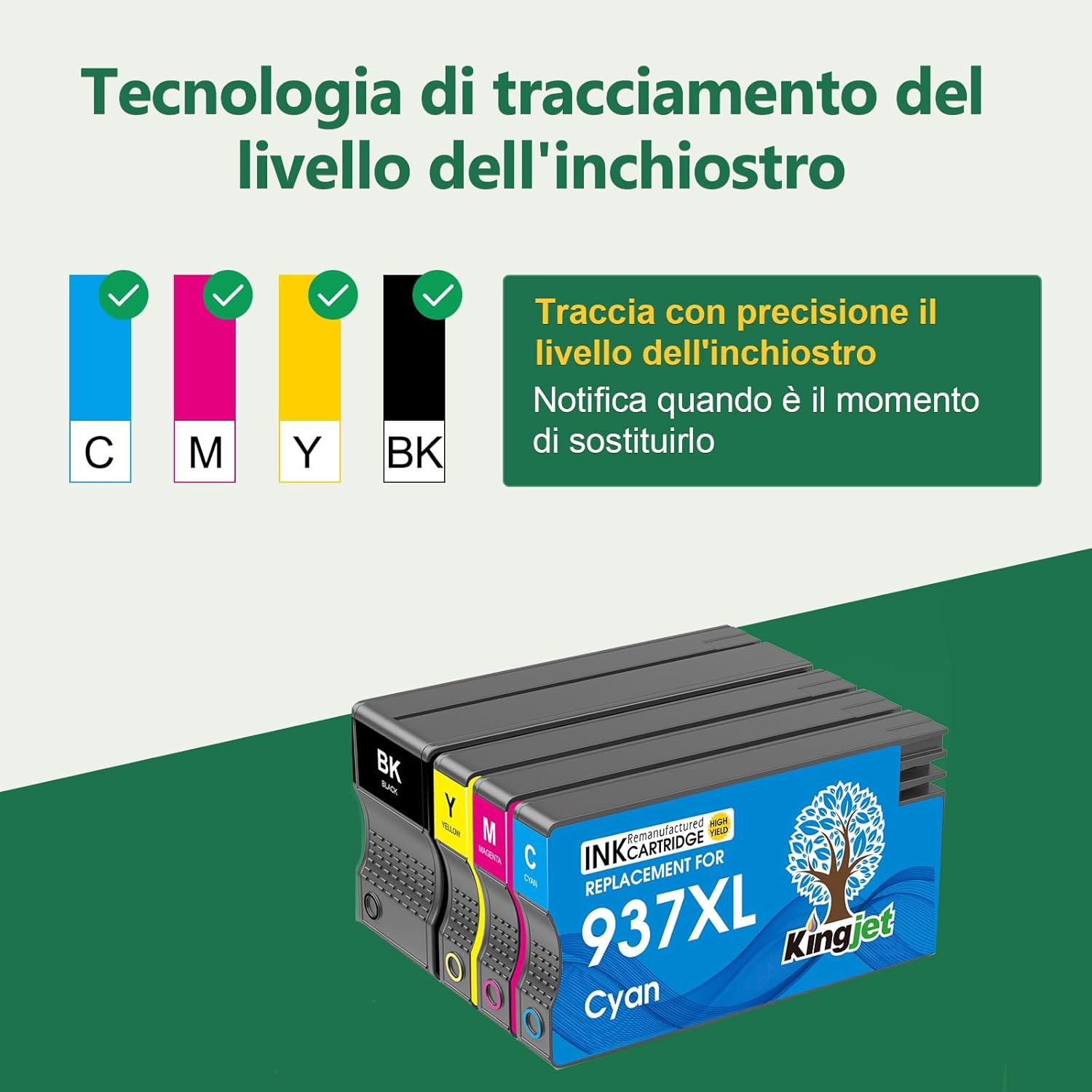 Kingjet 937 Cartucce Multipack con Chip - immagine 4