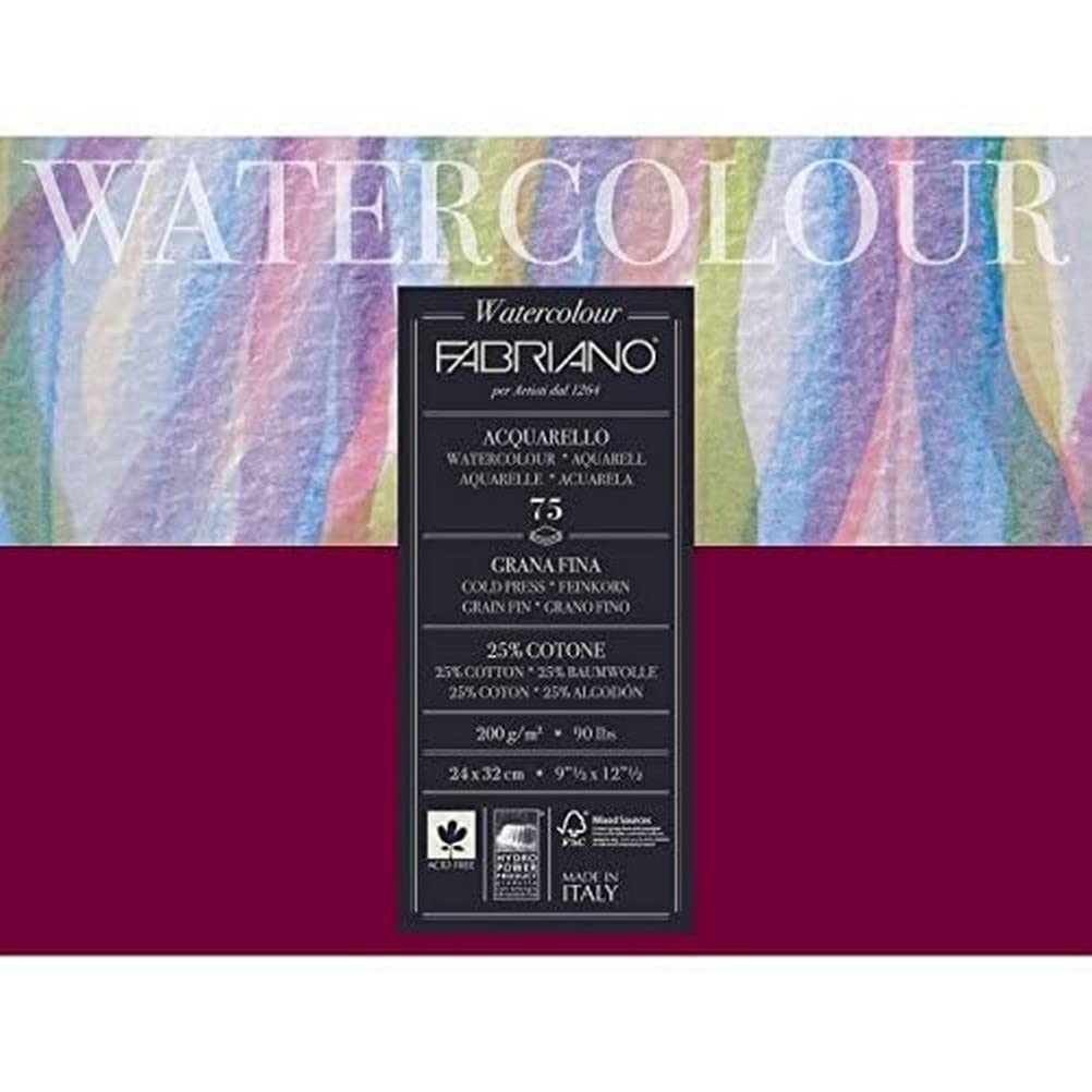 Fabriano Watercolour - Cartoncino Acquerello 200g/m²