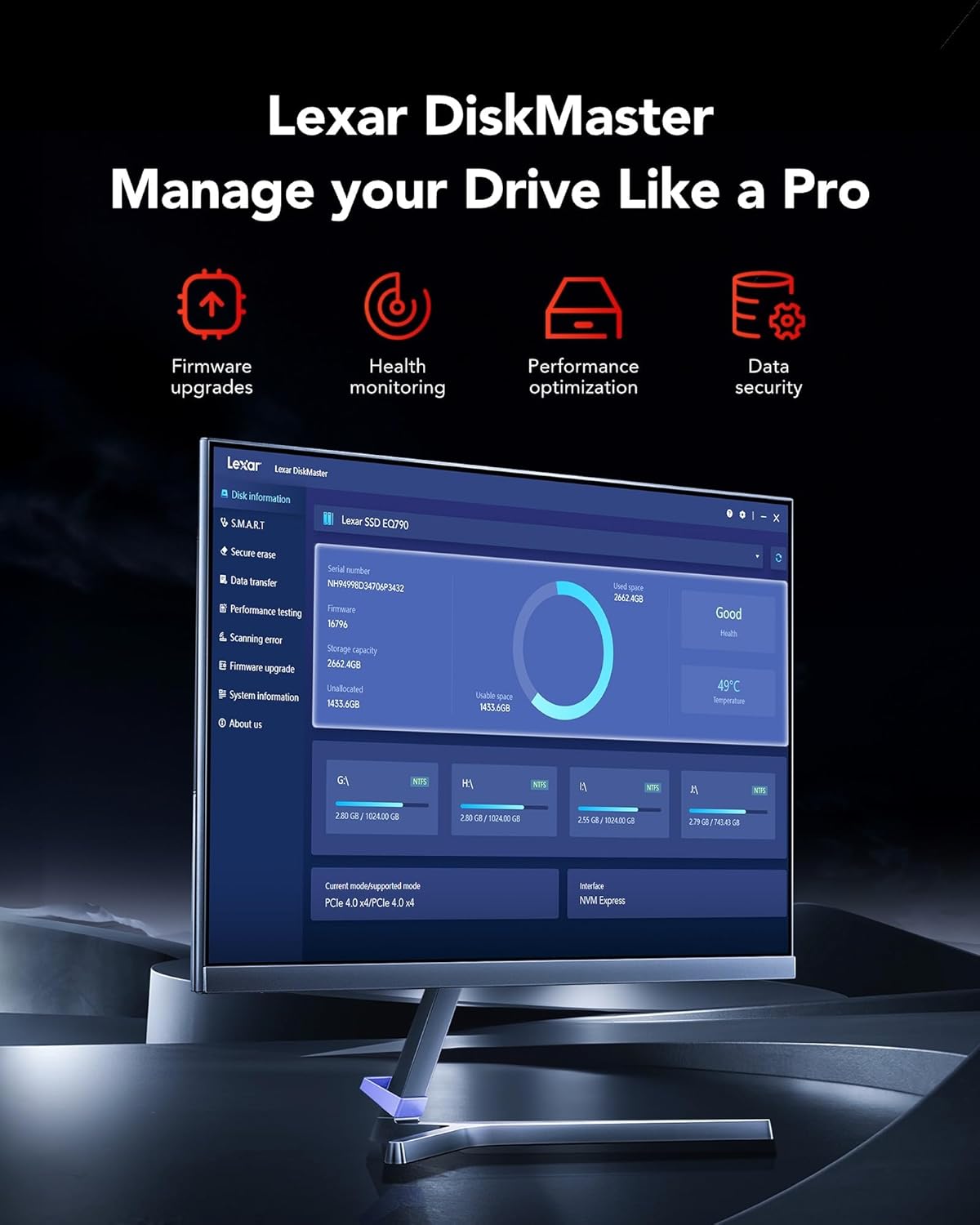 Lexar EQ790 SSD 1TB con Dissipatore di Calore - immagine 6
