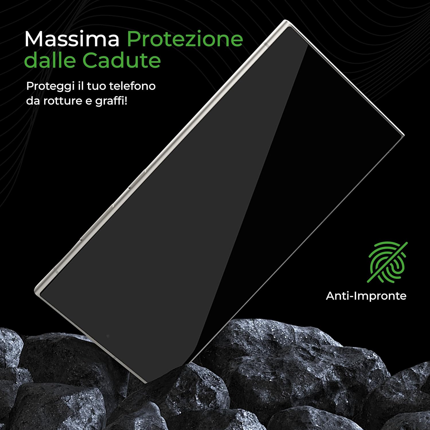 Deppa 2 Pezzi Vetro Temperato per Samsung S25 Ultra 6.9" - immagine 6