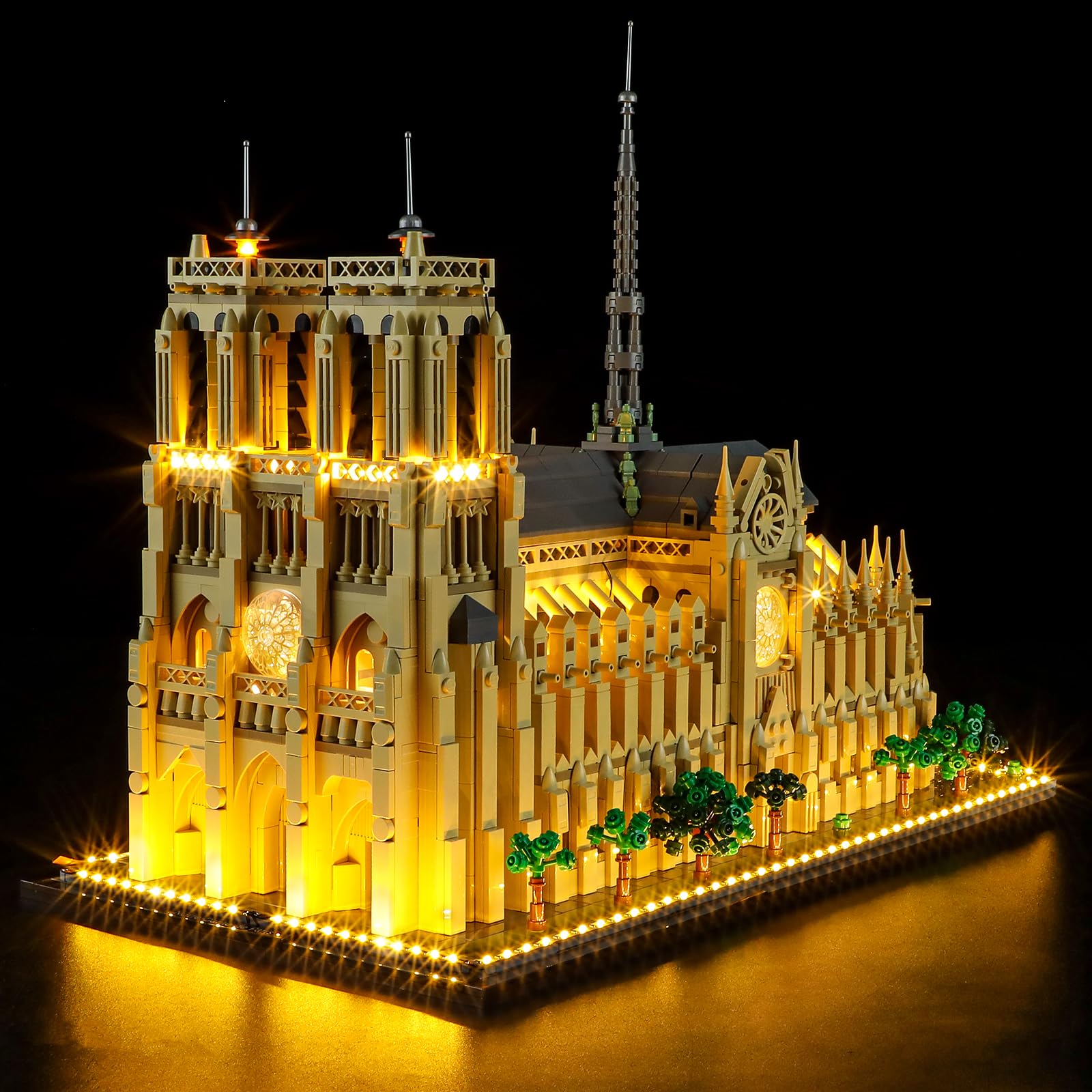 GEAMENT Luci LED per LEGO Architecture Notre Dame 21061