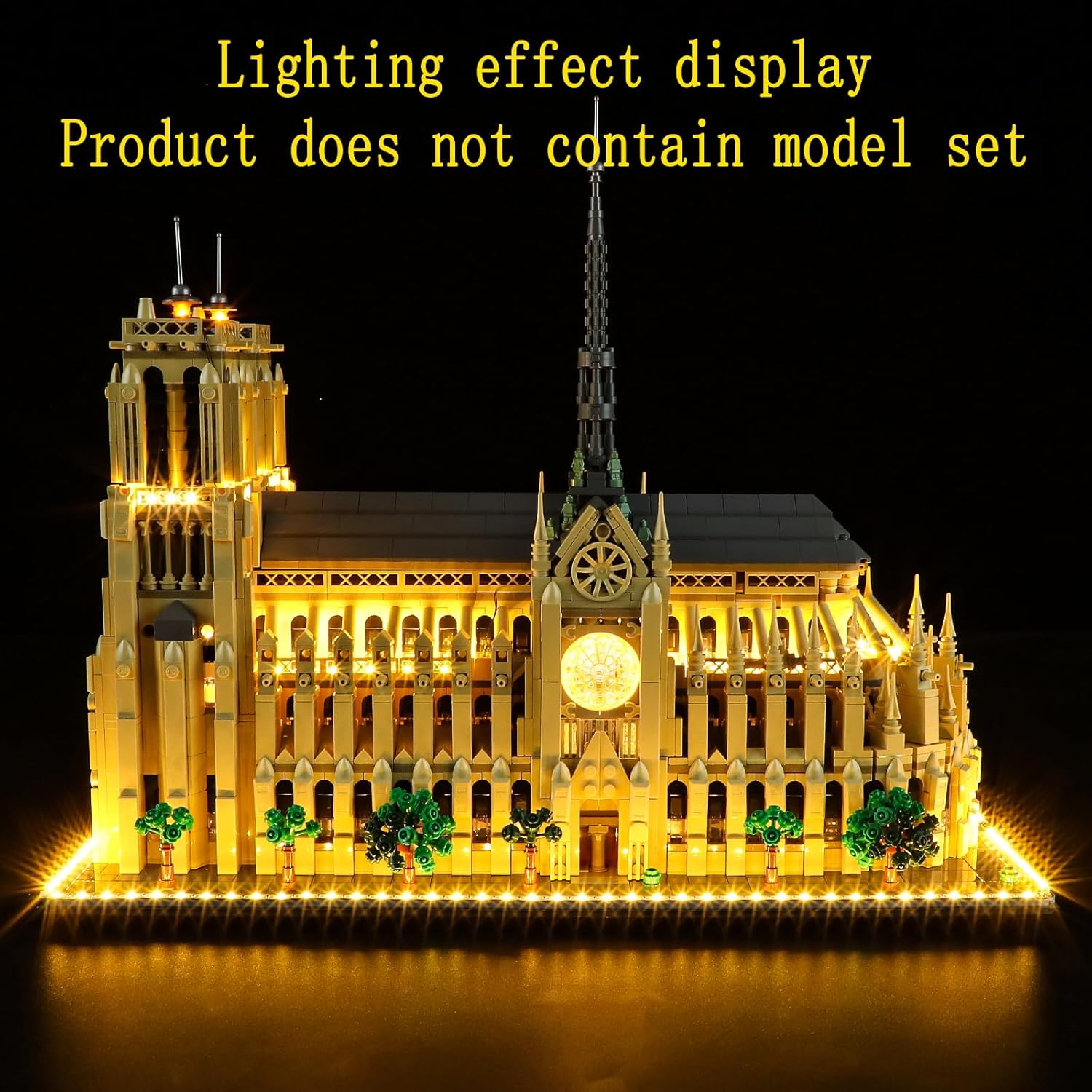 GEAMENT Luci LED per LEGO Architecture Notre Dame 21061 - immagine 4