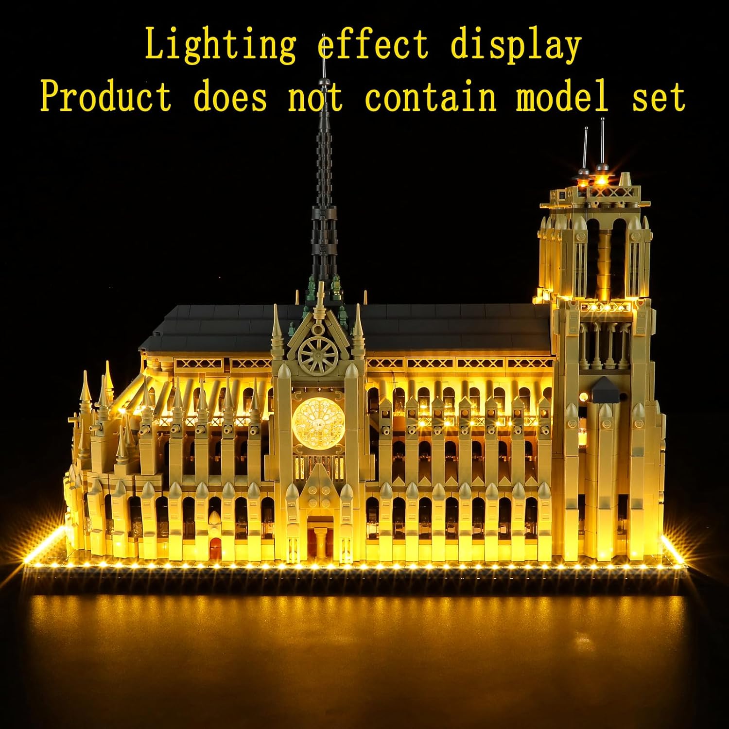 GEAMENT Luci LED per LEGO Architecture Notre Dame 21061 - immagine 7