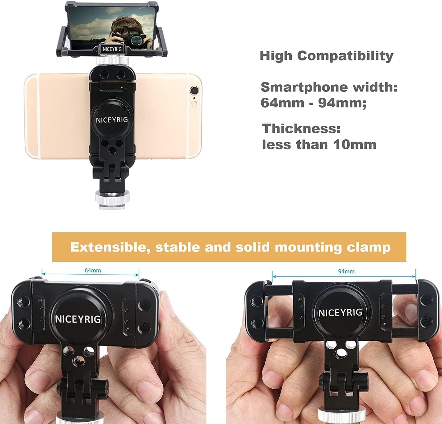 Niceyrig Kit Specchio Vlog Selfie per Smartphone - immagine 5