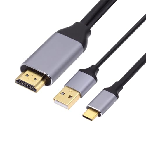 Nfhk Cavo Reversibile HDMI 1.4 a USB-C 3.1 1.8m