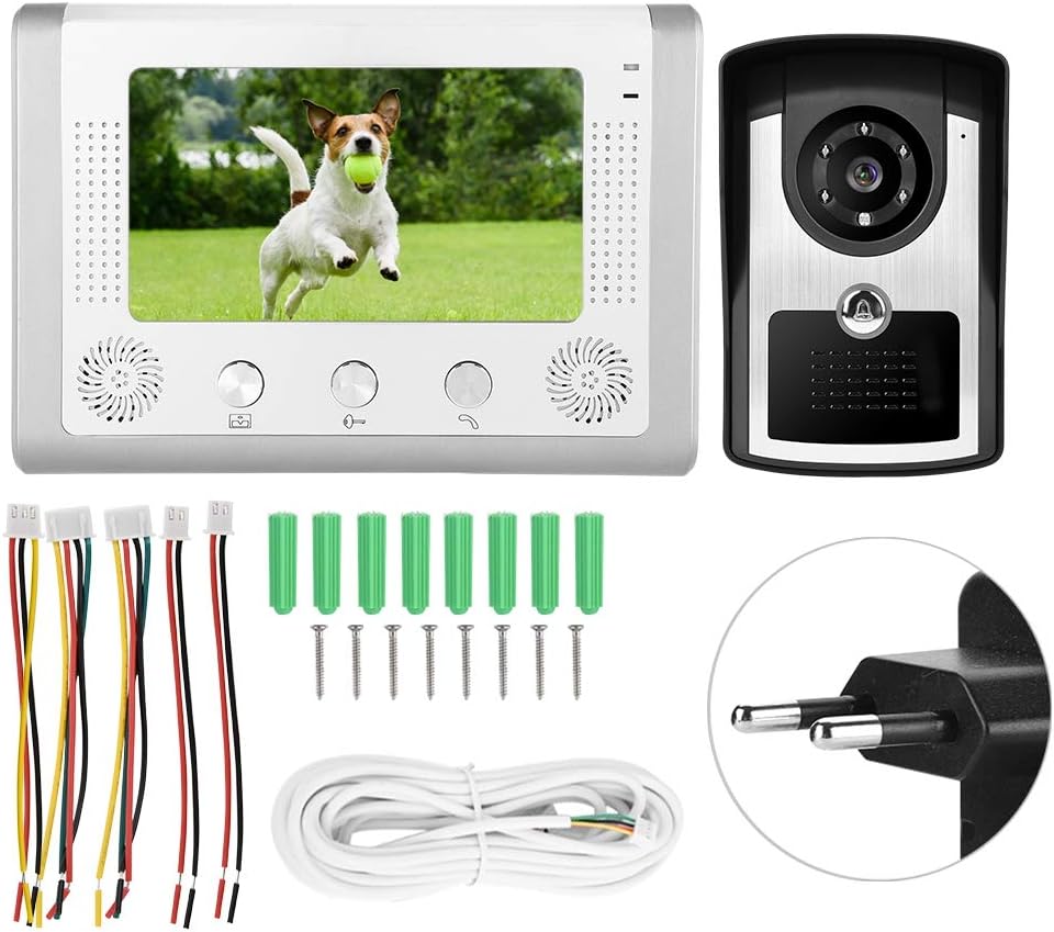 Videocitofono Cablato Impermeabile 7 Pollici - immagine 1