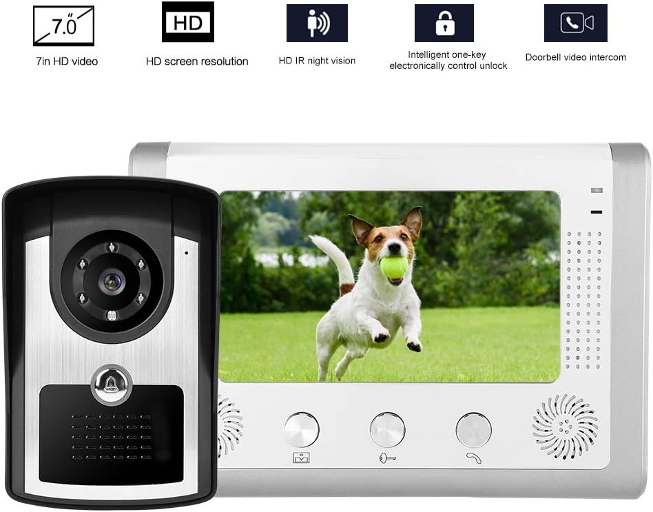 Videocitofono Cablato Impermeabile 7 Pollici - immagine 4