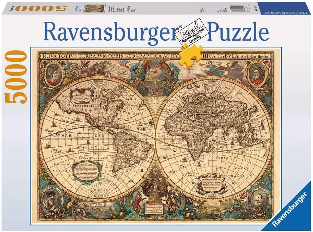 Ravensburger - Puzzle Mappamondo Storico 5000 Pezzi - immagine 1