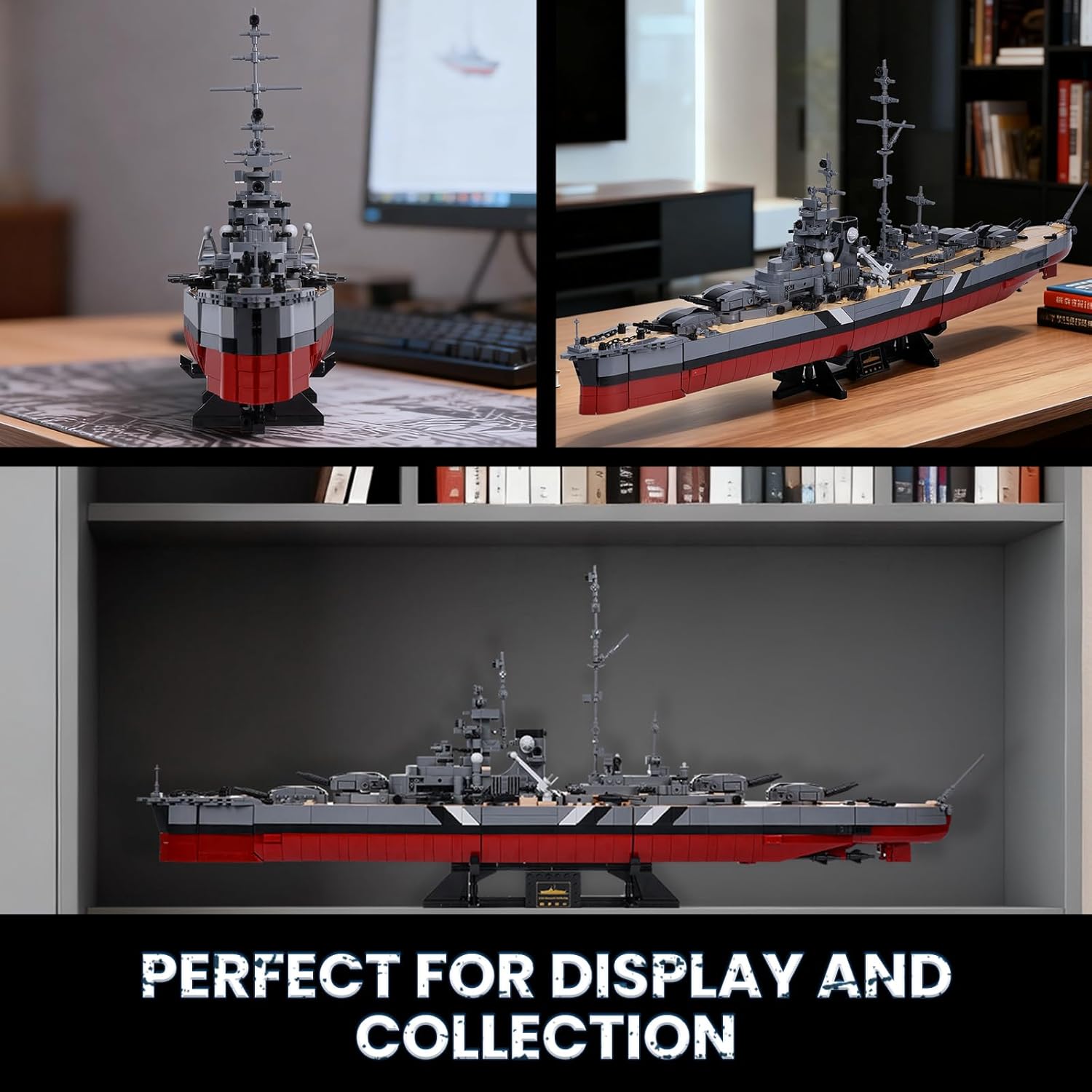 Jmbricklayer Bismarck Navale 60015 - Modello 2537 Pezzi - immagine 4