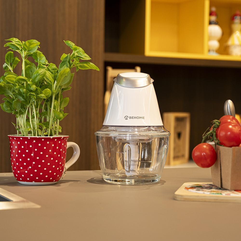 Behome Tritatutto Elettrico da Cucina 1L 300W - immagine 4
