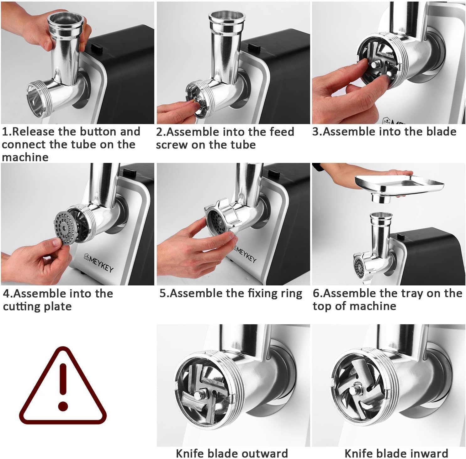 Nictemaw Tritacarne Elettrico 2000W - immagine 6