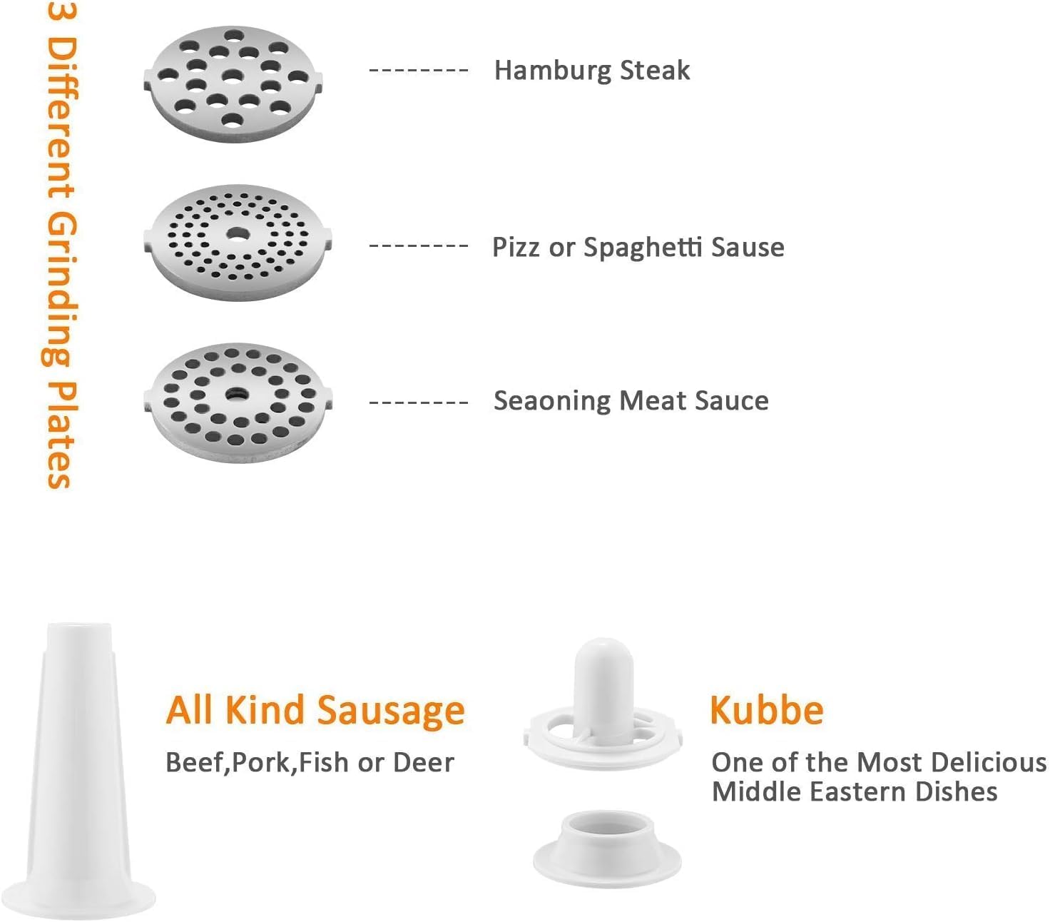 Nictemaw Tritacarne Elettrico 2000W - immagine 7