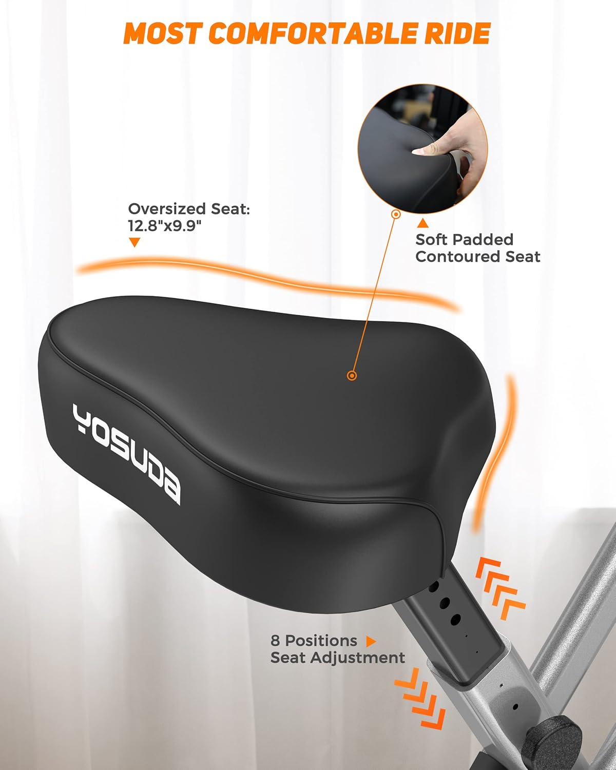 Yosuda Cyclette Pieghevole Salvaspazio - immagine 5