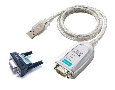 Moxa UPort 1130I - Adattatore USB DB-9M, Argento