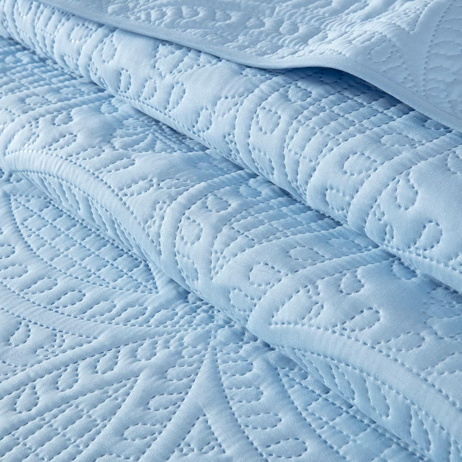 Chezmoi Collection - Set Copriletto Austin King, Blu - immagine 4