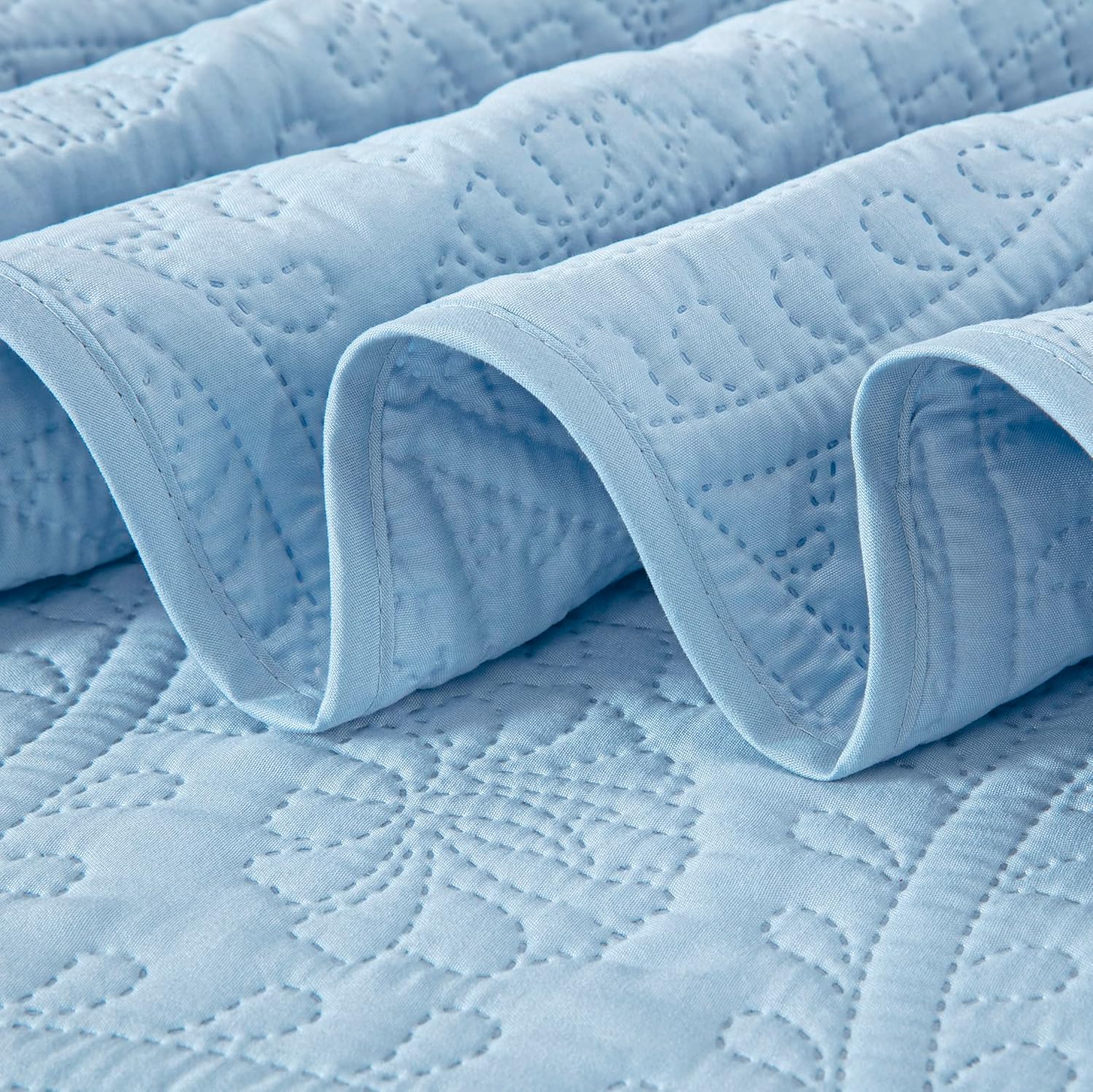 Chezmoi Collection - Set Copriletto Austin King, Blu - immagine 7