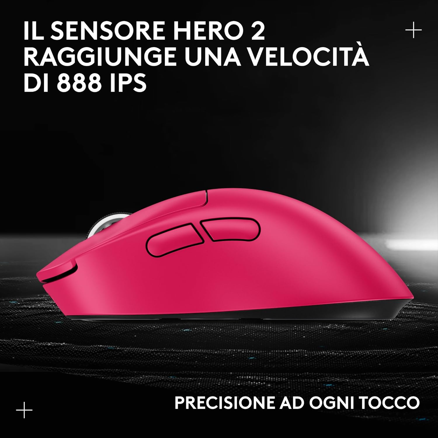 Logitech G PRO X SUPERLIGHT 2 - Mouse Gaming Wireless Rosa - immagine 13