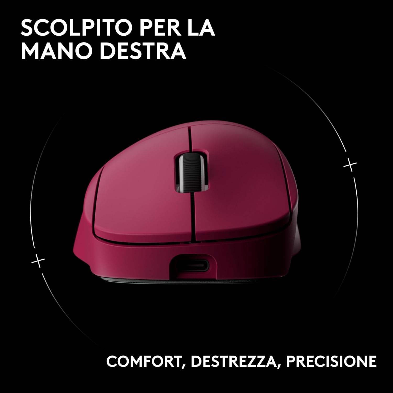 Logitech G PRO X SUPERLIGHT 2 - Mouse Gaming Wireless Rosa - immagine 2