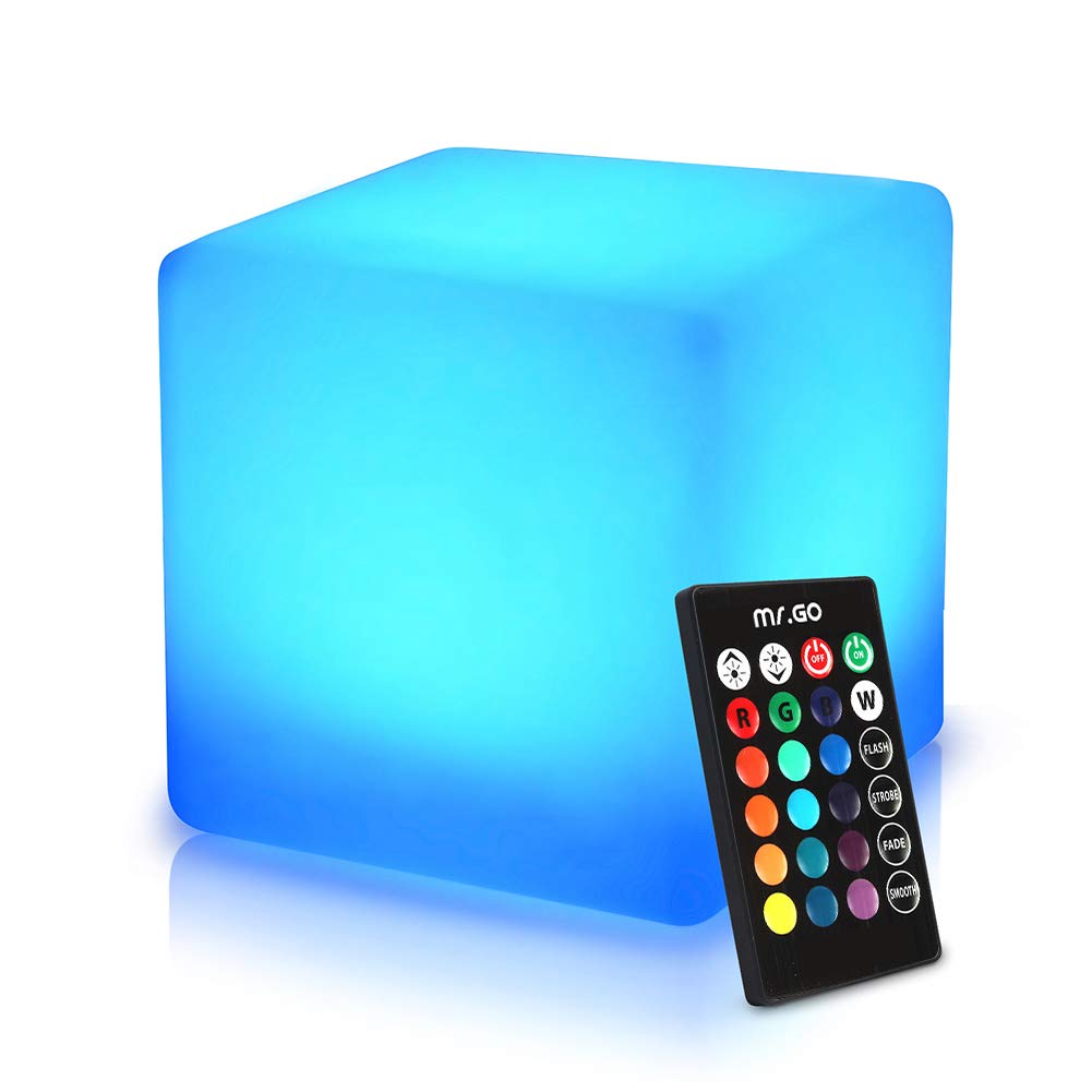 MR.GO 16" LED Cubo Luminoso RGB con Telecomando
