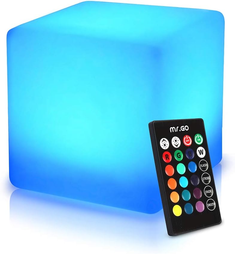 MR.GO 16" LED Cubo Luminoso RGB con Telecomando - immagine 1