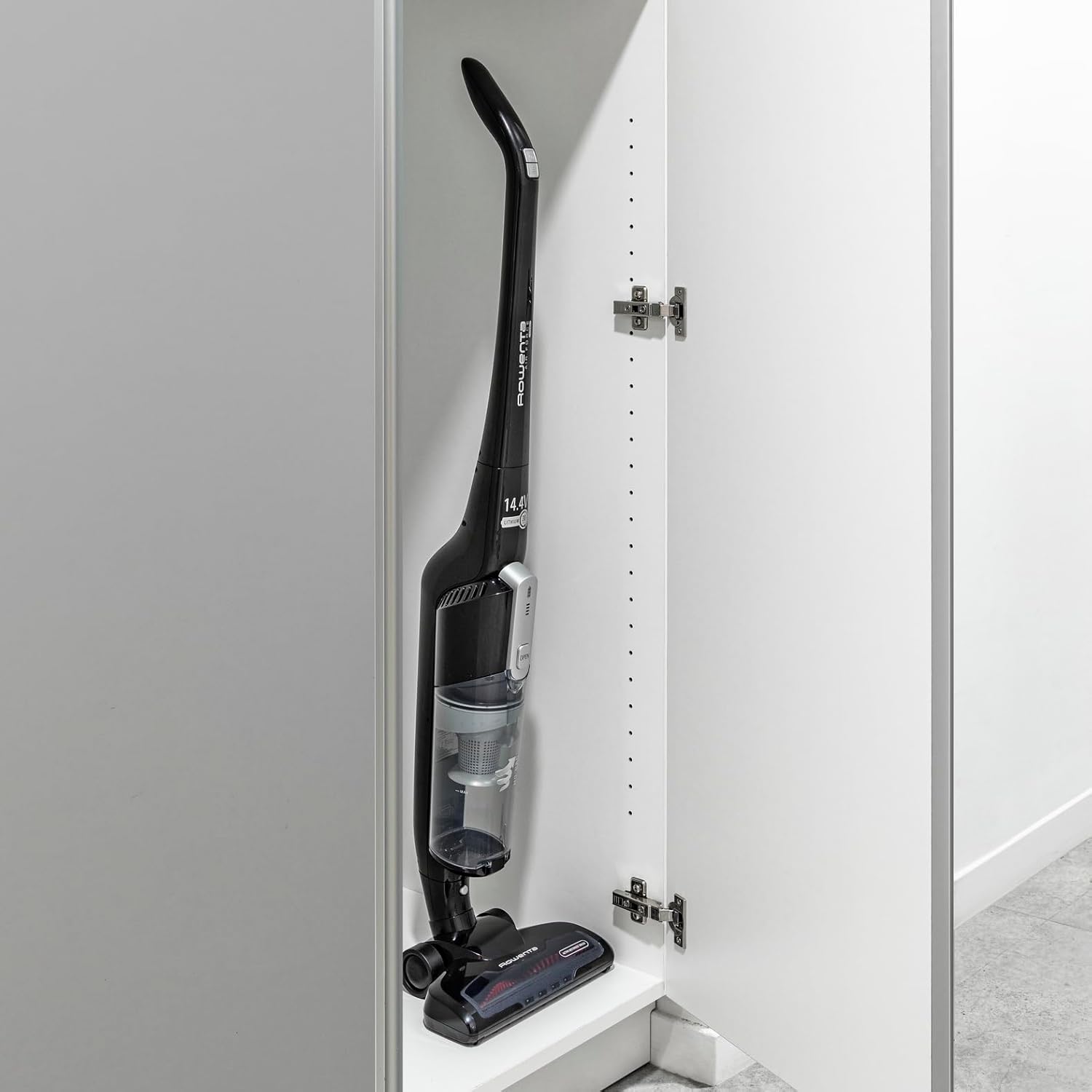 Rowenta Air Force Light - Scopa Elettrica Senza Filo, Nero - immagine 2