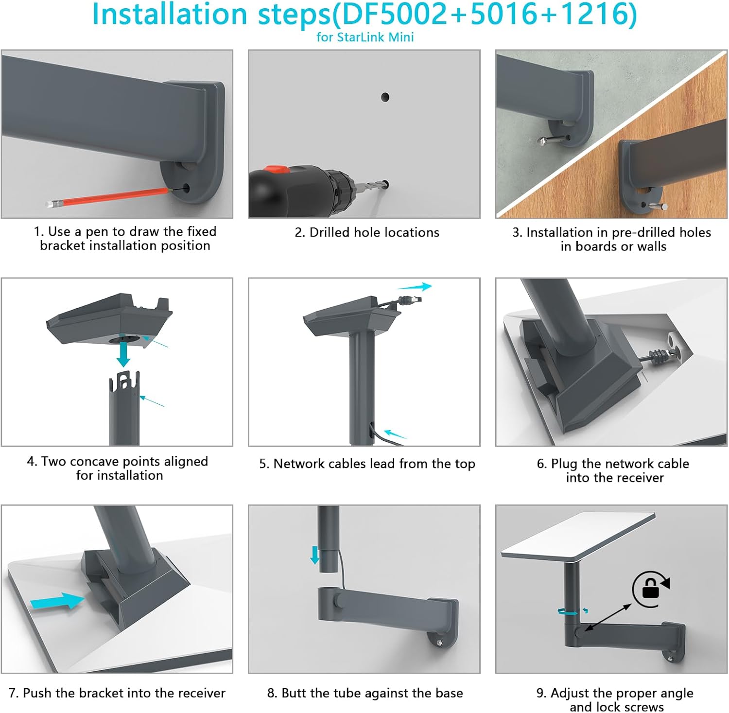 Starlink Supporto Lungo Regolabile per Gen 3/Mini - immagine 6