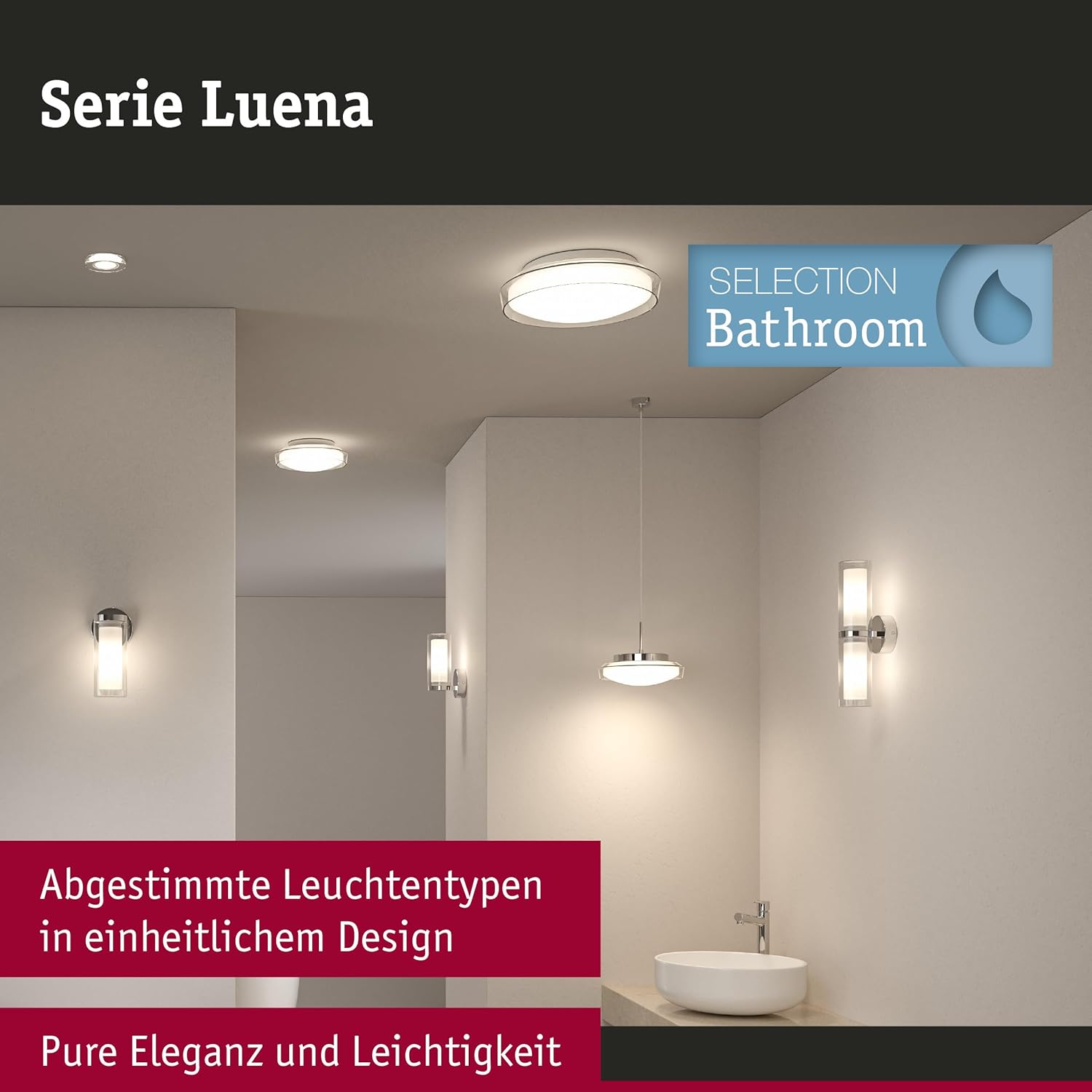 Paulmann 71078 Plafoniera LED Selection Bathroom Luena - immagine 2