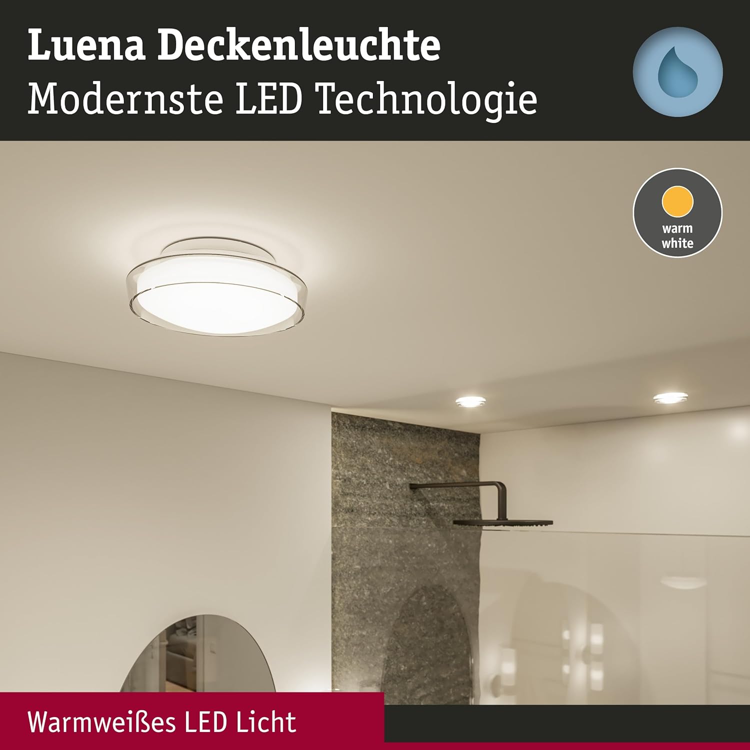 Paulmann 71078 Plafoniera LED Selection Bathroom Luena - immagine 4