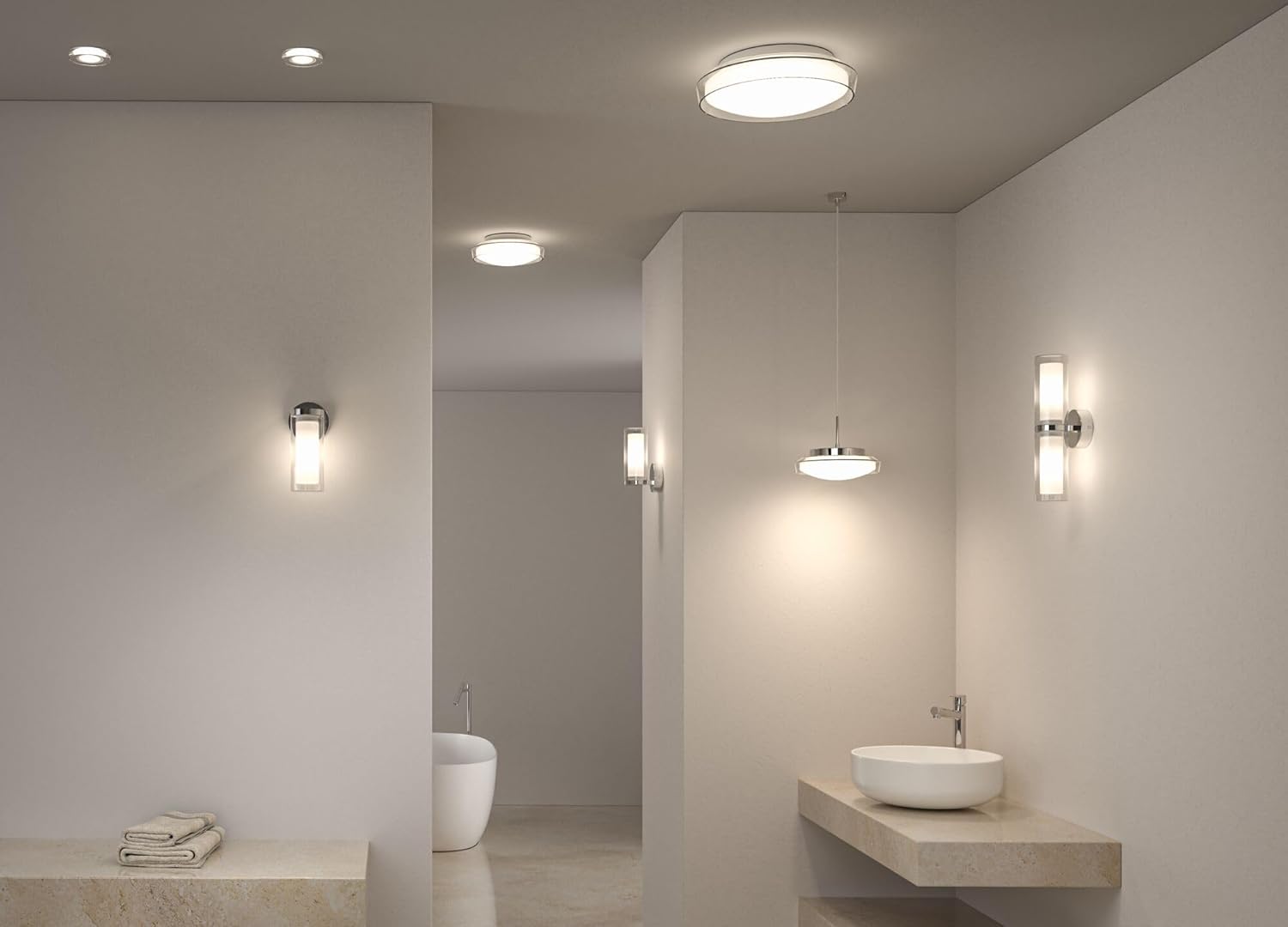 Paulmann 71078 Plafoniera LED Selection Bathroom Luena - immagine 7