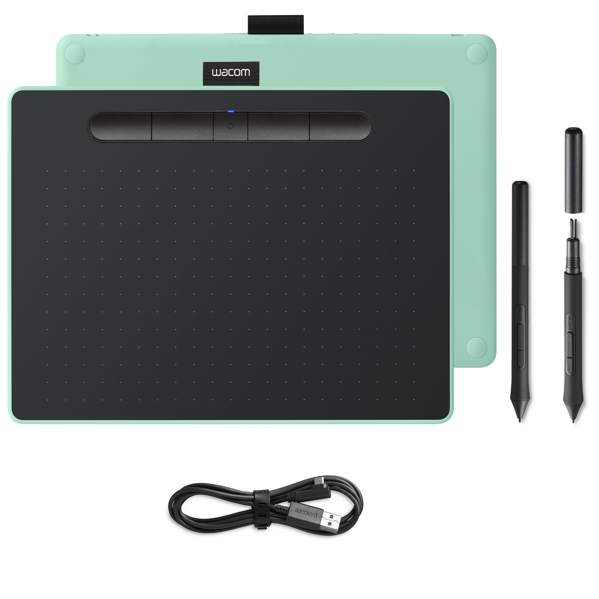 Wacom Intuos M Tavoletta Grafica Bluetooth Pistacchio