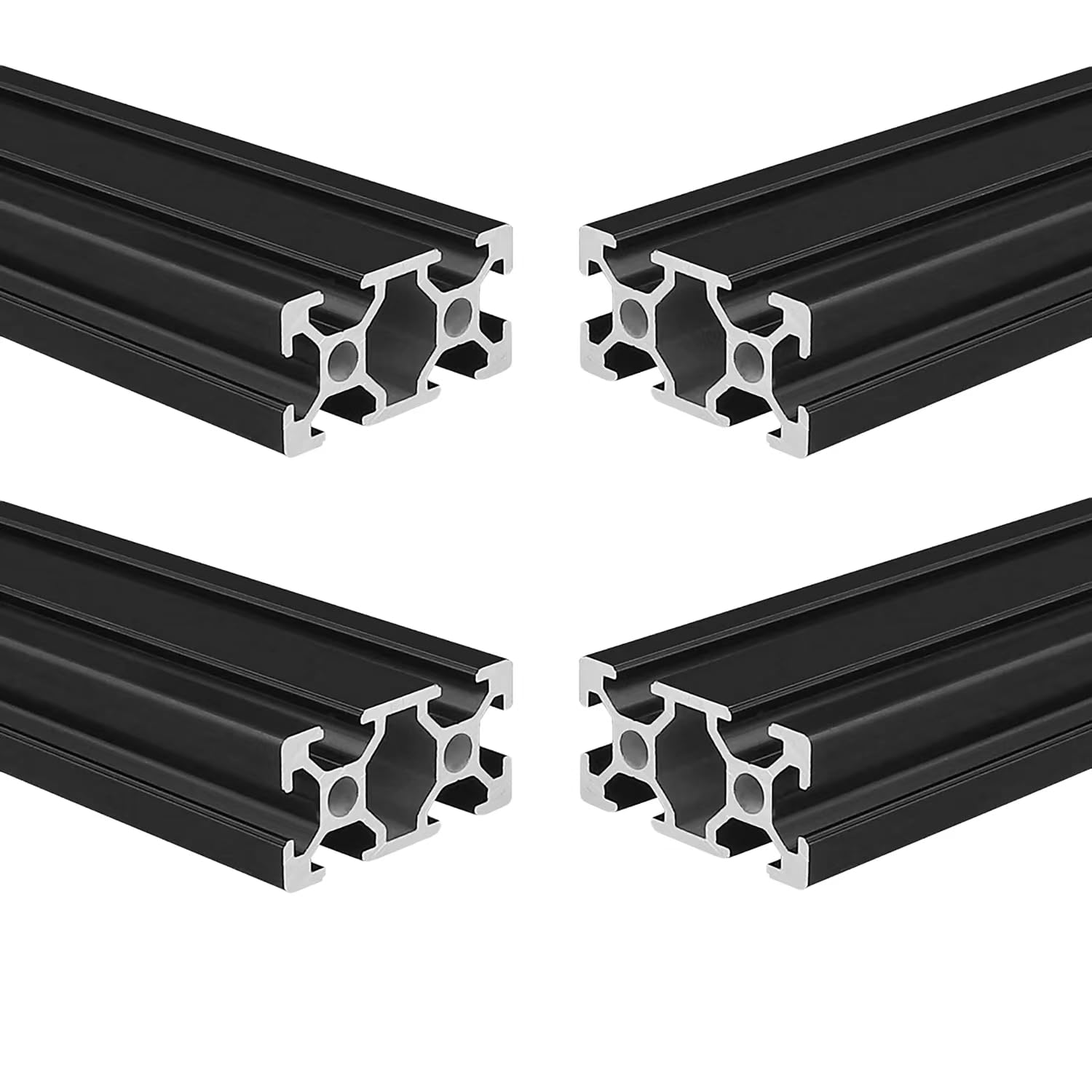 Profilo in Alluminio 2040 Tipo T - 360mm (4 pezzi) - immagine 1