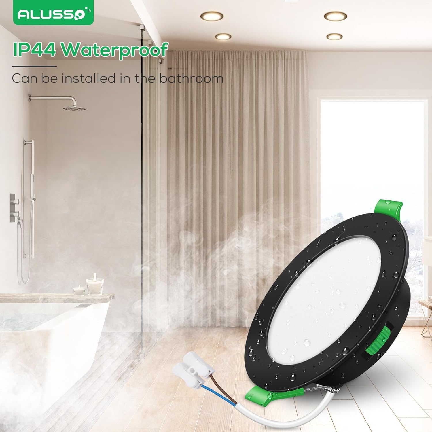 Alusso Faretti LED da Incasso 230V 5W Dimmerabili, Set 6 - immagine 7