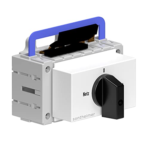 Sontheimer Commutatore 32 A 4 Poli 11,5 kW, Nero