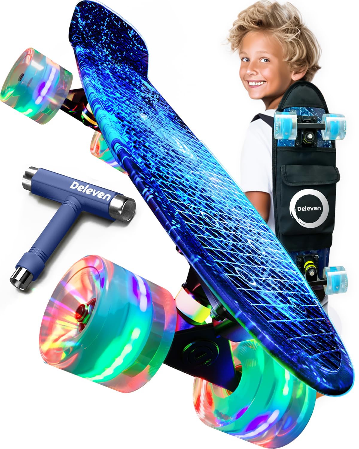 Skateboard Mini Cruiser per Bambini e Adulti