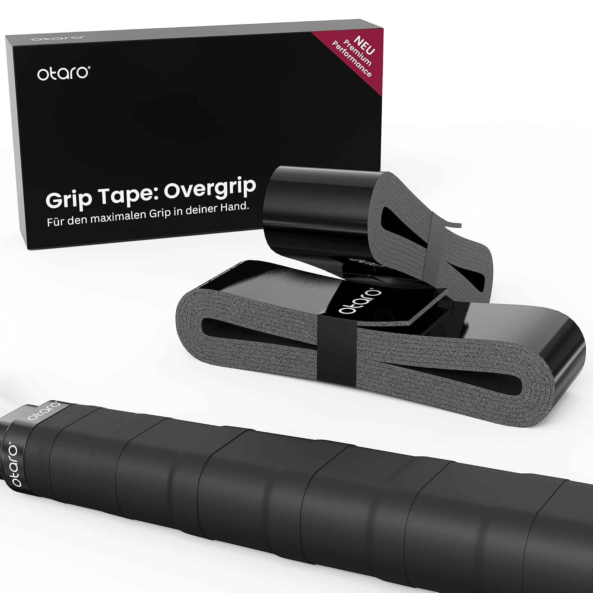 Otaro Overgrip Padel | Il miglior Grip Racchetta Tennis | 2 Pezzi | qualità Tedesca | Anche per Grip Padel, overgrip Tennis, Racchetta Tennis, Racchette Padel, Tennis, Badminton |