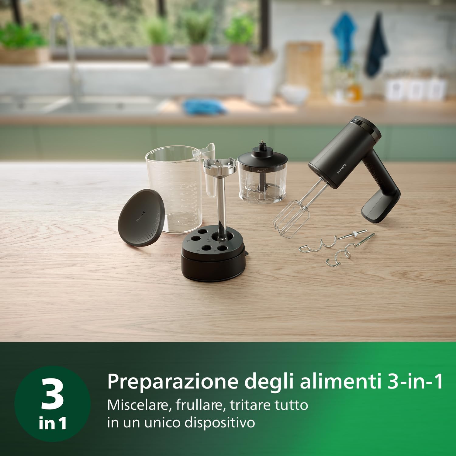 Philips Sbattitore a Immersione Serie 5000 500W, Nero - immagine 7