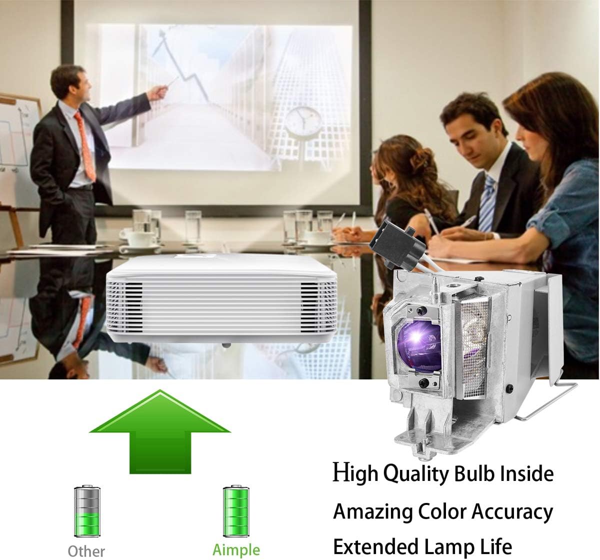 Aimdio SP.72J02GC01 - Lampada per proiettore - immagine 2