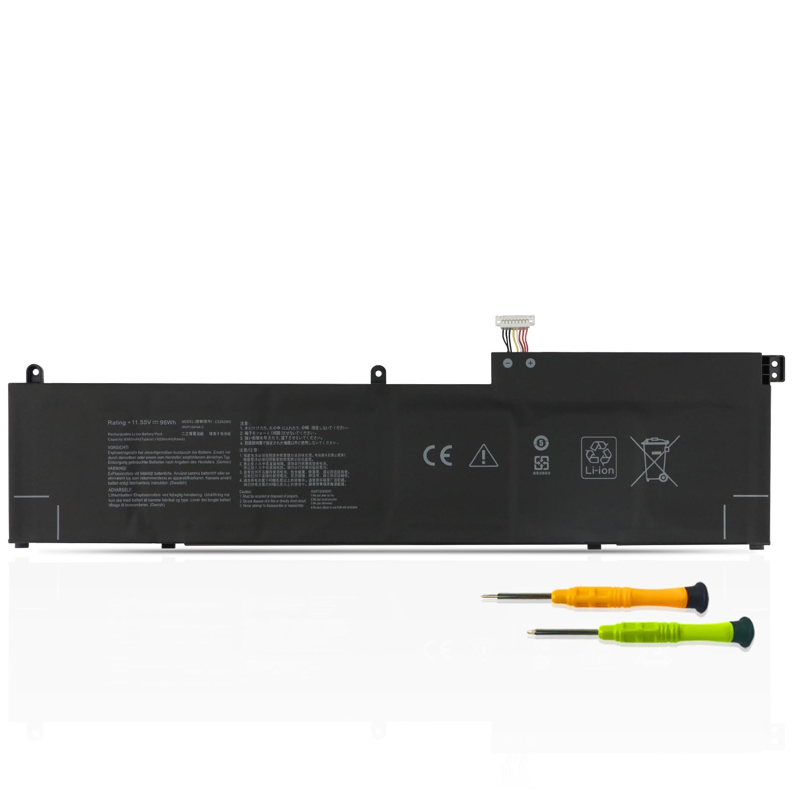 Batteria C32N2002 96Wh per Asus ZenBook Pro 15 OLED