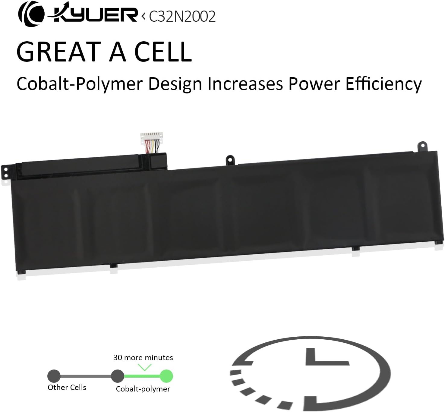 Batteria C32N2002 96Wh per Asus ZenBook Pro 15 OLED - immagine 7