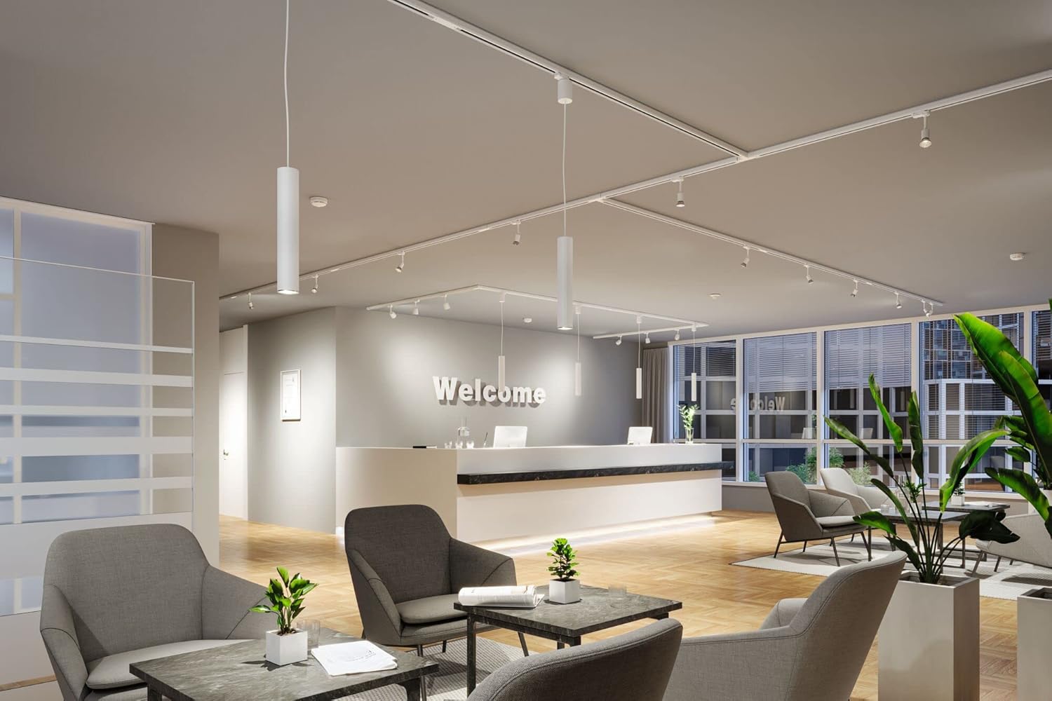 Paulmann 91354 ProRail3 - Binario da Soffitto 1m - immagine 2