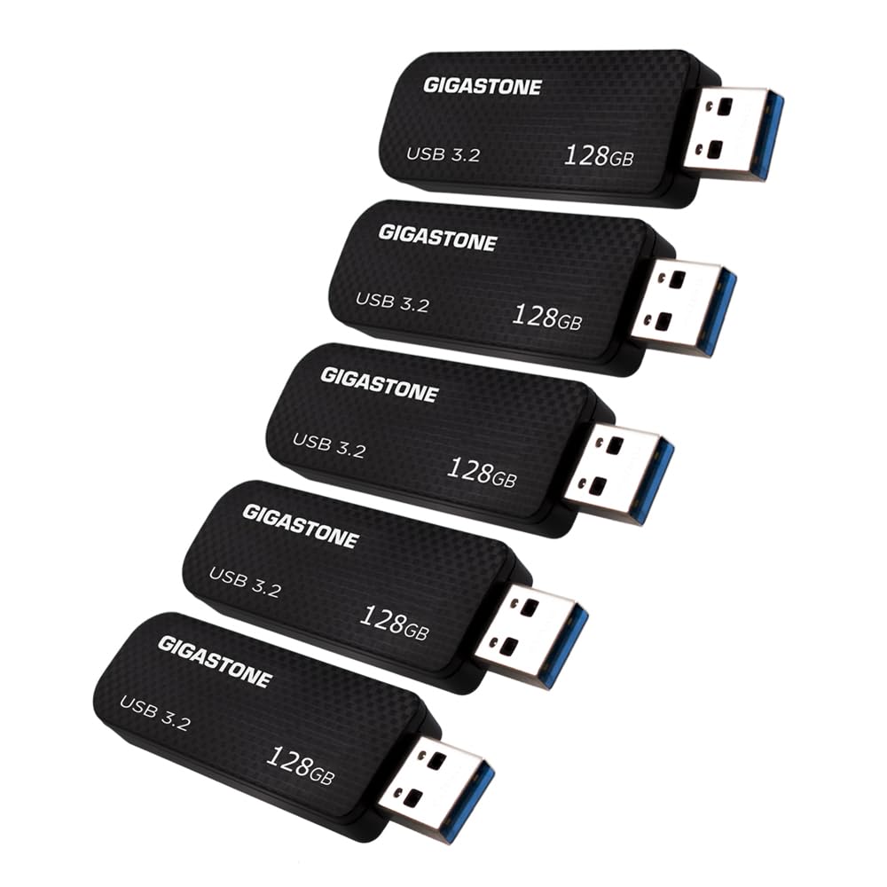 Gigastone Chiavetta USB 128 GB Set da 5 Z30 USB 3.2 Gen 1